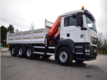 Tipper MAN  TGS 35.400 8X4 PALFINGER PK 33002 CRANE KIPPER: picture 3