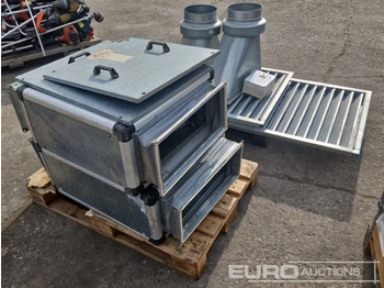 Construction equipment Air Condition Fans (2 of) Funnel, Covers: picture 4