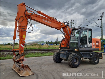 Wheel excavator HITACHI ZX140W-3