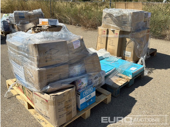 Tool/ Equipment Pallet of Outdoor Chair and Table Set, Garden Umbrellas, Bed Bases (8 of), Fans (2 of).: picture 5