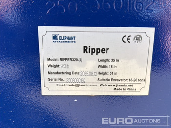 Bucket Unused 2025 Elephant  RIPPER320-N: picture 5