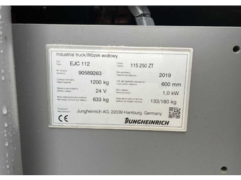 Leasing of  Jungheinrich EJC112 Jungheinrich EJC112: picture 4