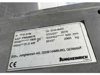 LPG forklift Jungheinrich TFG316s: picture 4