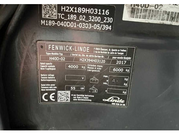 Diesel forklift Linde H40D-02: picture 4 Diesel forklift Linde H40D-02: picture 4