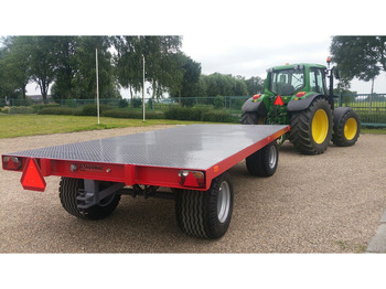 Dropside/ Flatbed trailer Onbekend Balenwagen: picture 3