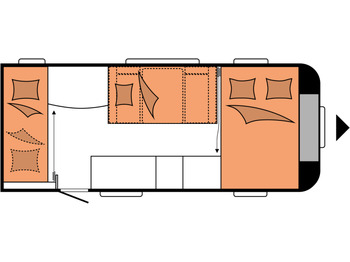 Caravan DE LUXE 490 KMF: picture 2