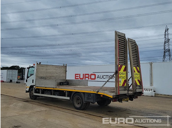 Dropside/ Flatbed truck for transportation of heavy machinery 2016 Isuzu N75.190: picture 3