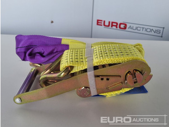 Construction equipment Unused Boss 4M x 50mm 5 Ton Ratchet Straps with Sling (4 of): picture 4
