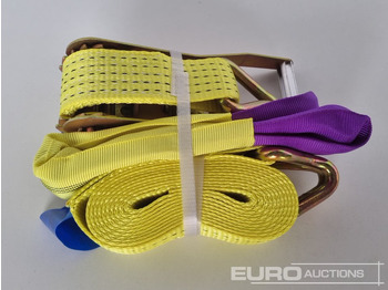 Construction equipment Unused Boss 4M x 50mm 5 Ton Ratchet Straps with Sling (4 of): picture 2