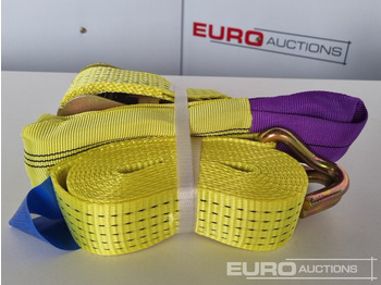 Construction equipment Unused Boss 4M x 50mm 5 Ton Ratchet Straps with Sling (4 of): picture 3