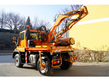 Municipal/ Special vehicle Unimog Unimog U 400/Hydrostat/Mähtür +MULAG MHU 800: picture 4