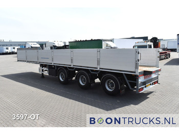 Dropside/ Flatbed semi-trailer Pacton P3-001 STEENTRAILER | 2x STUURAS * ALU BORDEN * NL TRAILER: picture 3