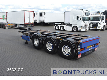 Container transporter/ Swap body semi-trailer Pacton T3-010 | 2x20-30-40-45ft HC * LIFT AXLE * SAF/DISC * NL TRAILER * APK 10-2025: picture 3