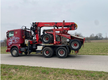Timber truck, Crane truck SCANIA R620: picture 2
