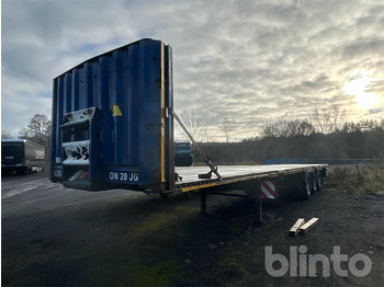 Dropside/ Flatbed semi-trailer KRONE SD
