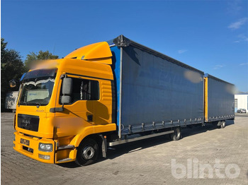 Curtainsider truck MAN TGL 8.220