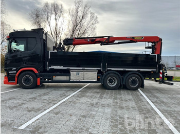 Dropside/ Flatbed truck, Crane truck Scania R 460 B6x2*4NB Baustoffpritsche & Palfinger PK 22.001 L TEC7 Ladekran: picture 3 Dropside/ Flatbed truck, Crane truck Scania R 460 B6x2*4NB Baustoffpritsche & Palfinger PK 22.001 L TEC7 Ladekran: picture 3