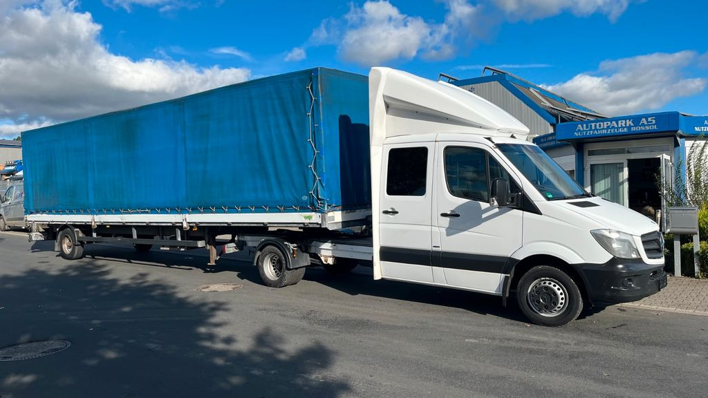 Tractor unit Mercedes-Benz Sprinter 319 CDI SZM Zug Auflieger Doka: picture 1