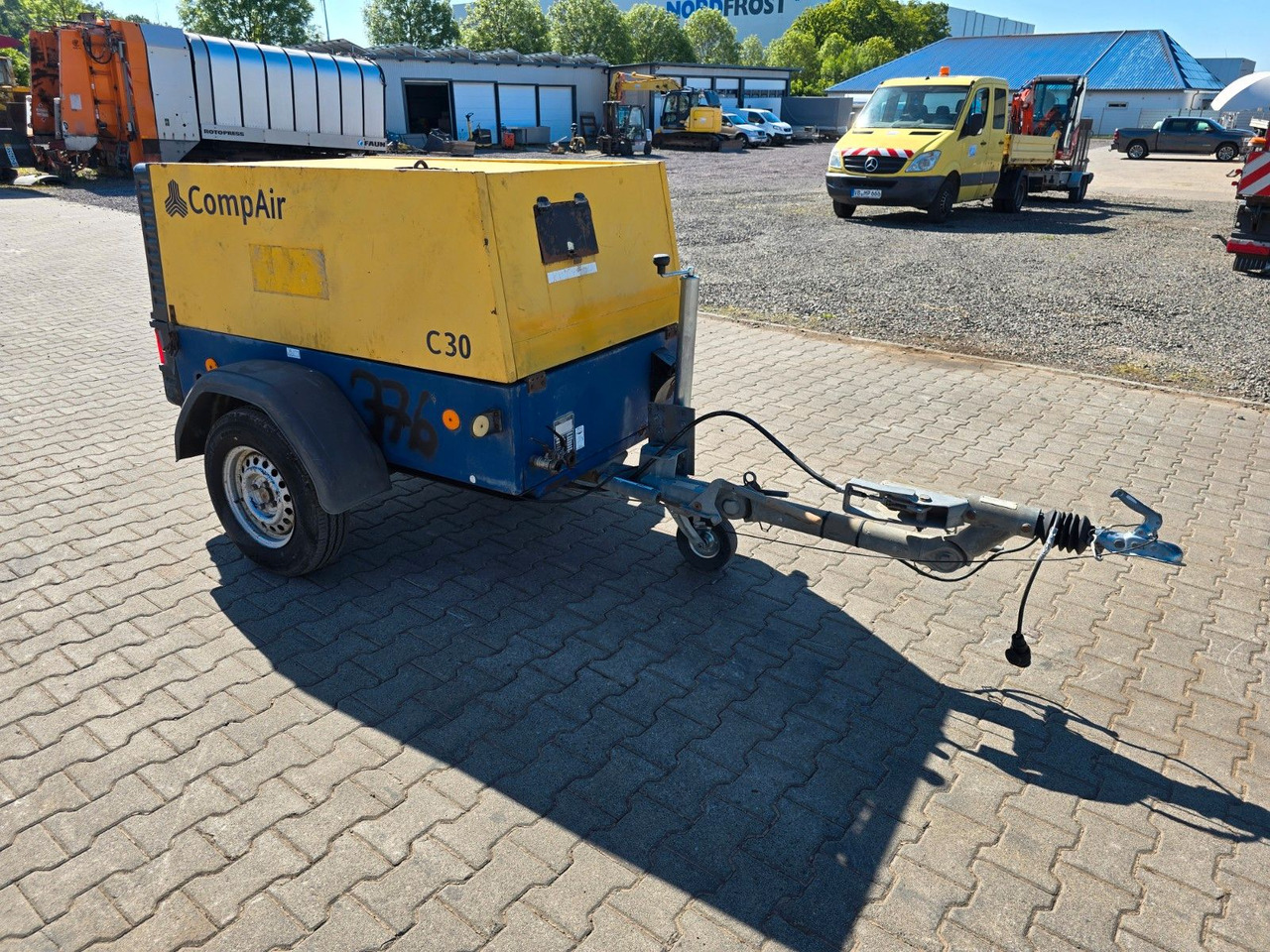 Trailer Compair DLT 0404 C30 Baustellen Kompressor: picture 8