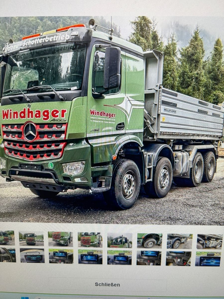 Mercedes-Benz Arocs 4152 8x4 BB  Meiller Special Kipper - Tipper: picture 1 Mercedes-Benz Arocs 4152 8x4 BB  Meiller Special Kipper - Tipper: picture 1