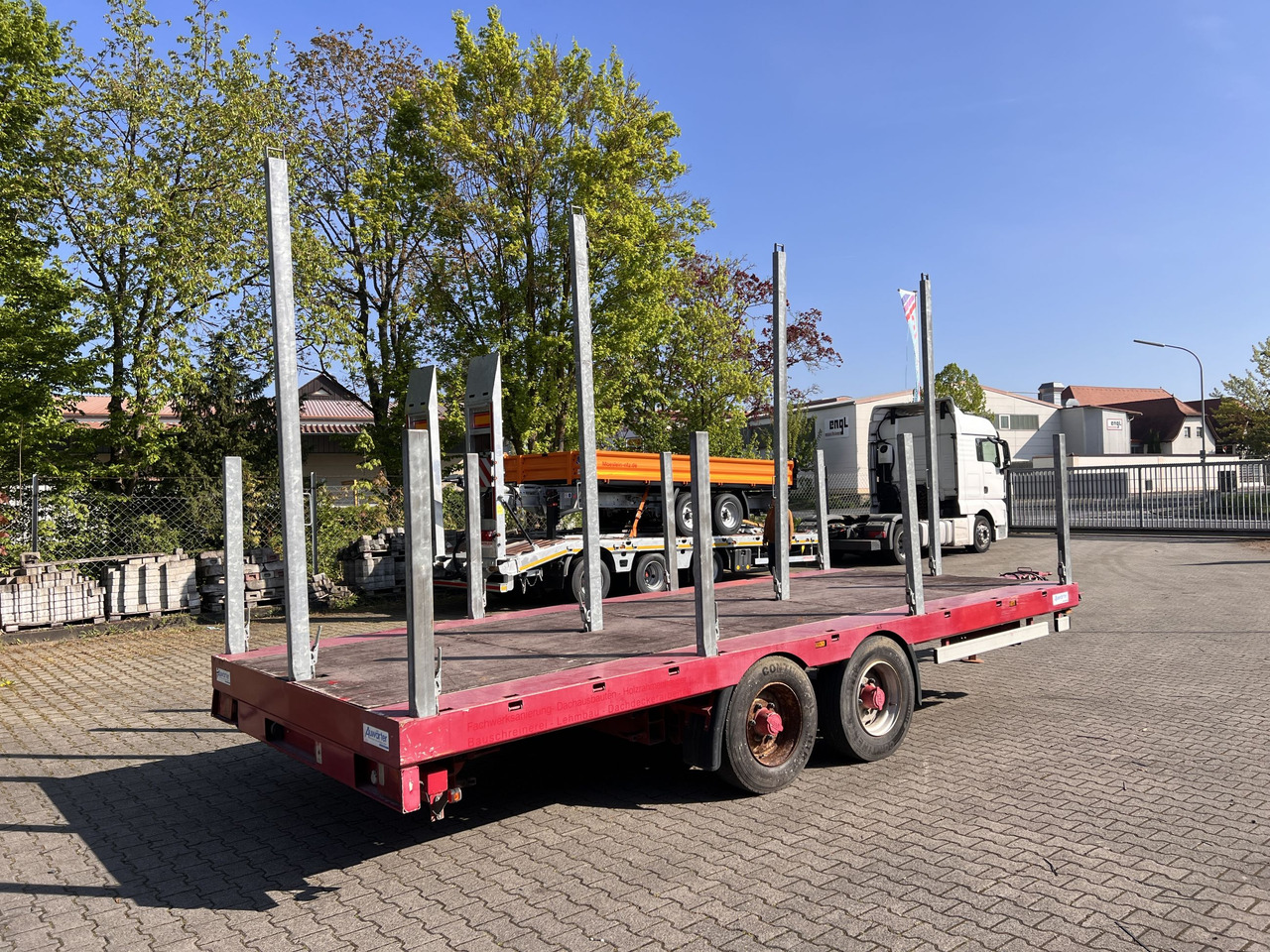 Auwaerter X-LTL110 Tandempritsche, ausziehbar - Dropside/ Flatbed trailer: picture 3 Auwaerter X-LTL110 Tandempritsche, ausziehbar - Dropside/ Flatbed trailer: picture 3