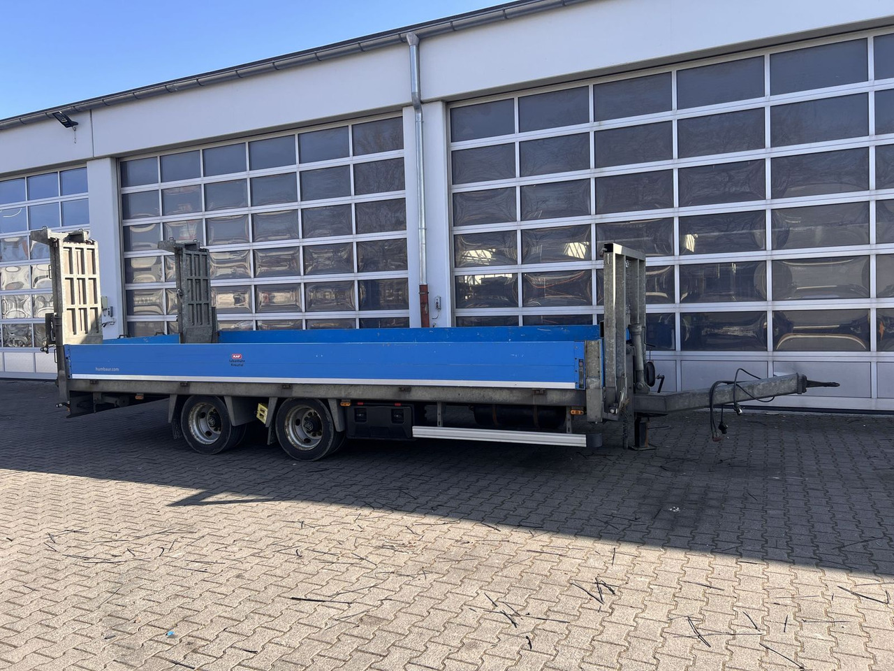 Humbaur 13,6 t Tandemtieflader - Low loader trailer: picture 1 Humbaur 13,6 t Tandemtieflader - Low loader trailer: picture 1