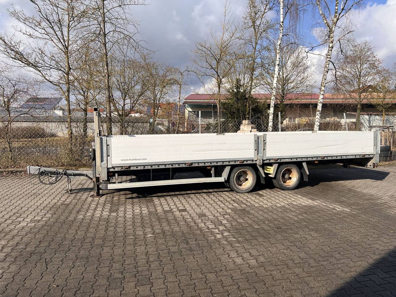 Humbaur 14,4 t Tandem- Pritschenanhänger- Tieflader - Low loader trailer: picture 1 Humbaur 14,4 t Tandem- Pritschenanhänger- Tieflader - Low loader trailer: picture 1