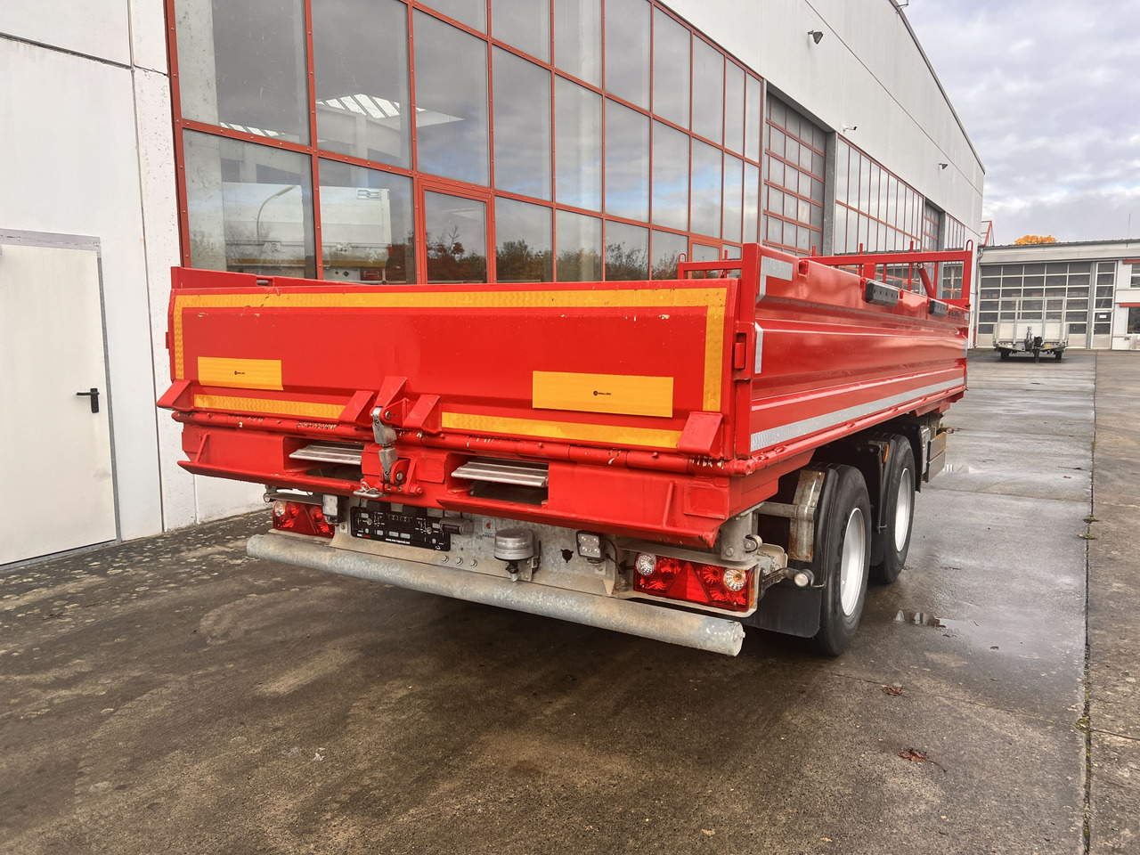 Meiller MZDAL  18 t Tandemkipper Tieflader Schotter- Klappe, neuwertig - Tipper trailer: picture 5 Meiller MZDAL  18 t Tandemkipper Tieflader Schotter- Klappe, neuwertig - Tipper trailer: picture 5