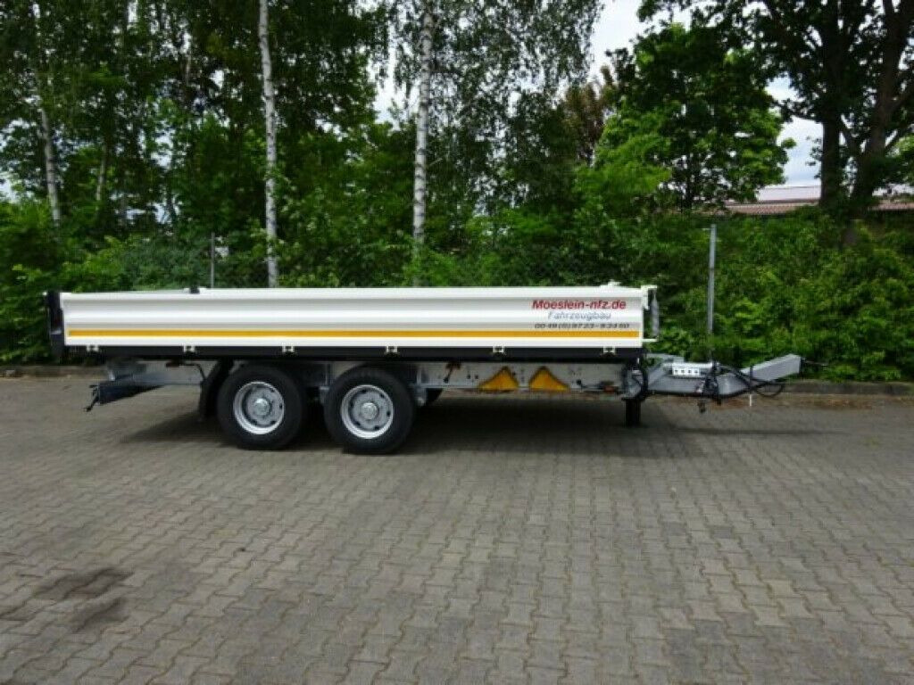 Möslein 13 t Tandem 3- Seitenkipper Tieflader-- Neufahr - Tipper trailer: picture 3 Möslein 13 t Tandem 3- Seitenkipper Tieflader-- Neufahr - Tipper trailer: picture 3