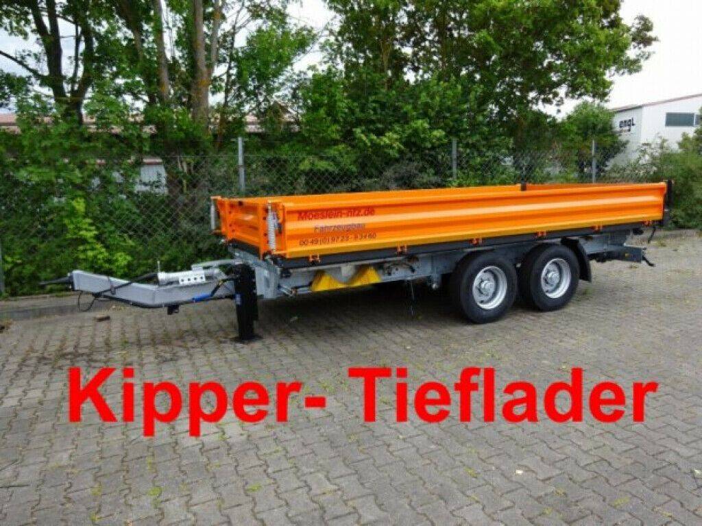 Möslein 13 t Tandem 3- Seitenkipper Tieflader-- Neufahr - Tipper trailer: picture 2 Möslein 13 t Tandem 3- Seitenkipper Tieflader-- Neufahr - Tipper trailer: picture 2