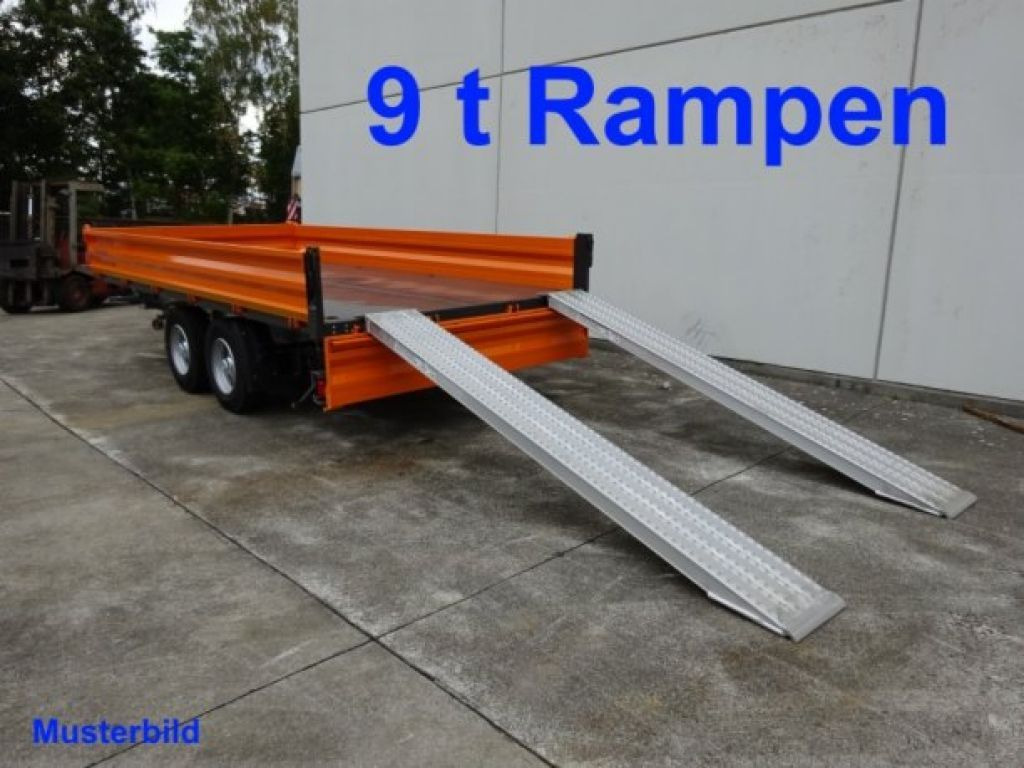 Möslein 13 t Tandem Kipper Tiefladermit Bordwand- Aufsa - Tipper trailer: picture 5 Möslein 13 t Tandem Kipper Tiefladermit Bordwand- Aufsa - Tipper trailer: picture 5