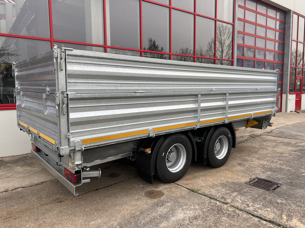Tipper trailer Möslein TTD 19 AB  19 t Tandem 3 Seiten Kipper TiefladerAufsatzbordwänden-- Neufahrzeug --: picture 11