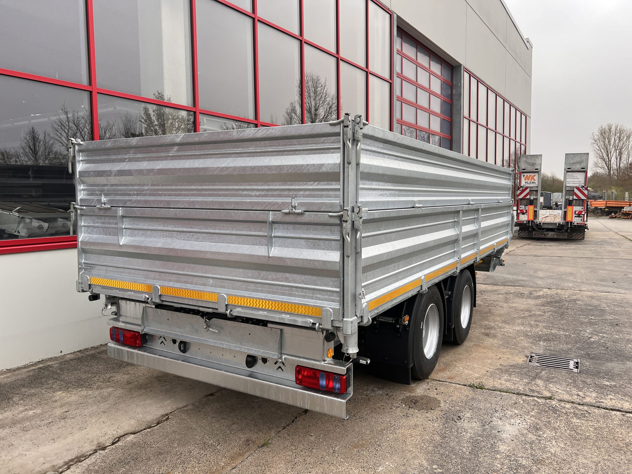 Tipper trailer Möslein TTD 19 AB  19 t Tandem 3 Seiten Kipper TiefladerAufsatzbordwänden-- Neufahrzeug --: picture 7