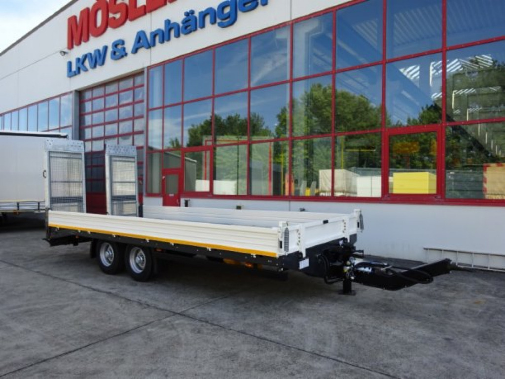 Möslein TTT 11-6,2 BR Weiß Tandemtieflader mit breiten RampenNeufahrzeug - Low loader trailer: picture 2 Möslein TTT 11-6,2 BR Weiß Tandemtieflader mit breiten RampenNeufahrzeug - Low loader trailer: picture 2