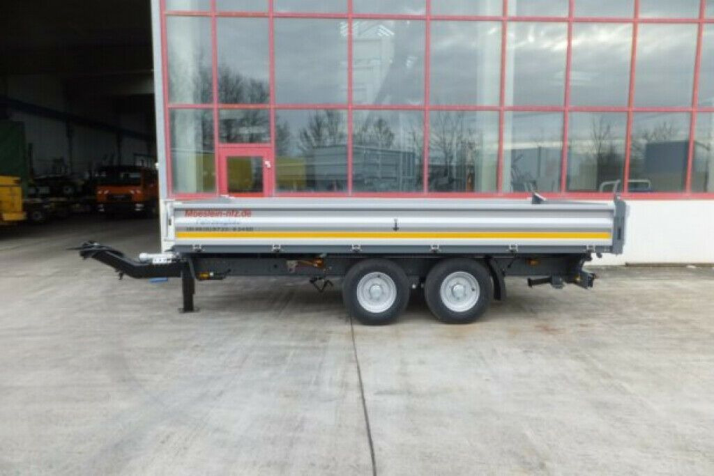 Tipper trailer Möslein  neuer Tandem 3- Seitenkipper Tieflader-- Neufah: picture 10
