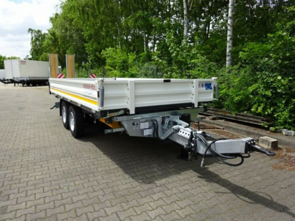 Tipper trailer Möslein  neuer Tandem 3- Seitenkipper Tieflader-- Neufah: picture 6