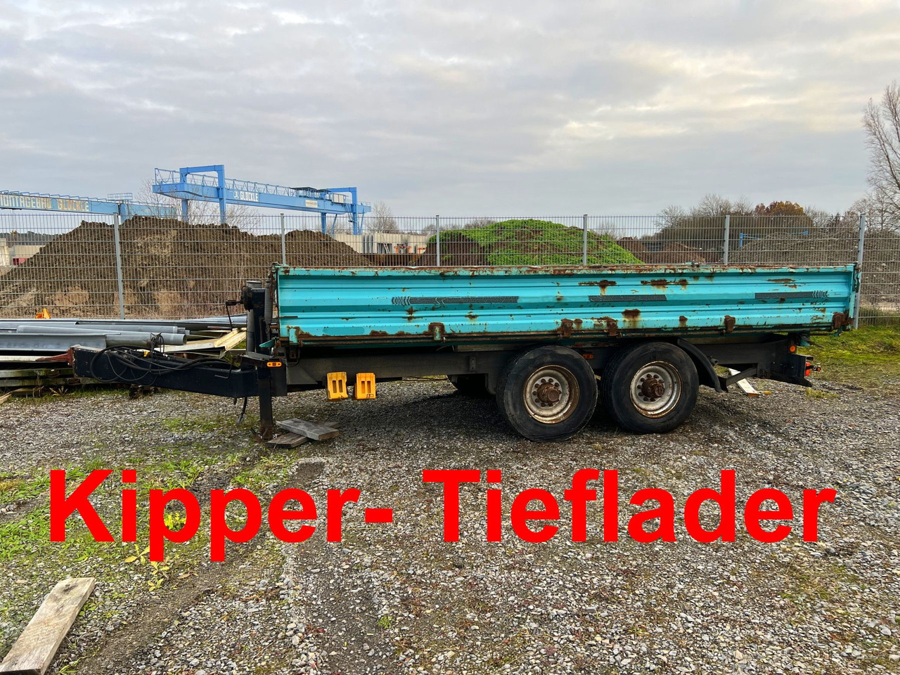 Obermaier 14 14 t Tandemkipper- Tieflader - Tipper trailer: picture 1 Obermaier 14 14 t Tandemkipper- Tieflader - Tipper trailer: picture 1