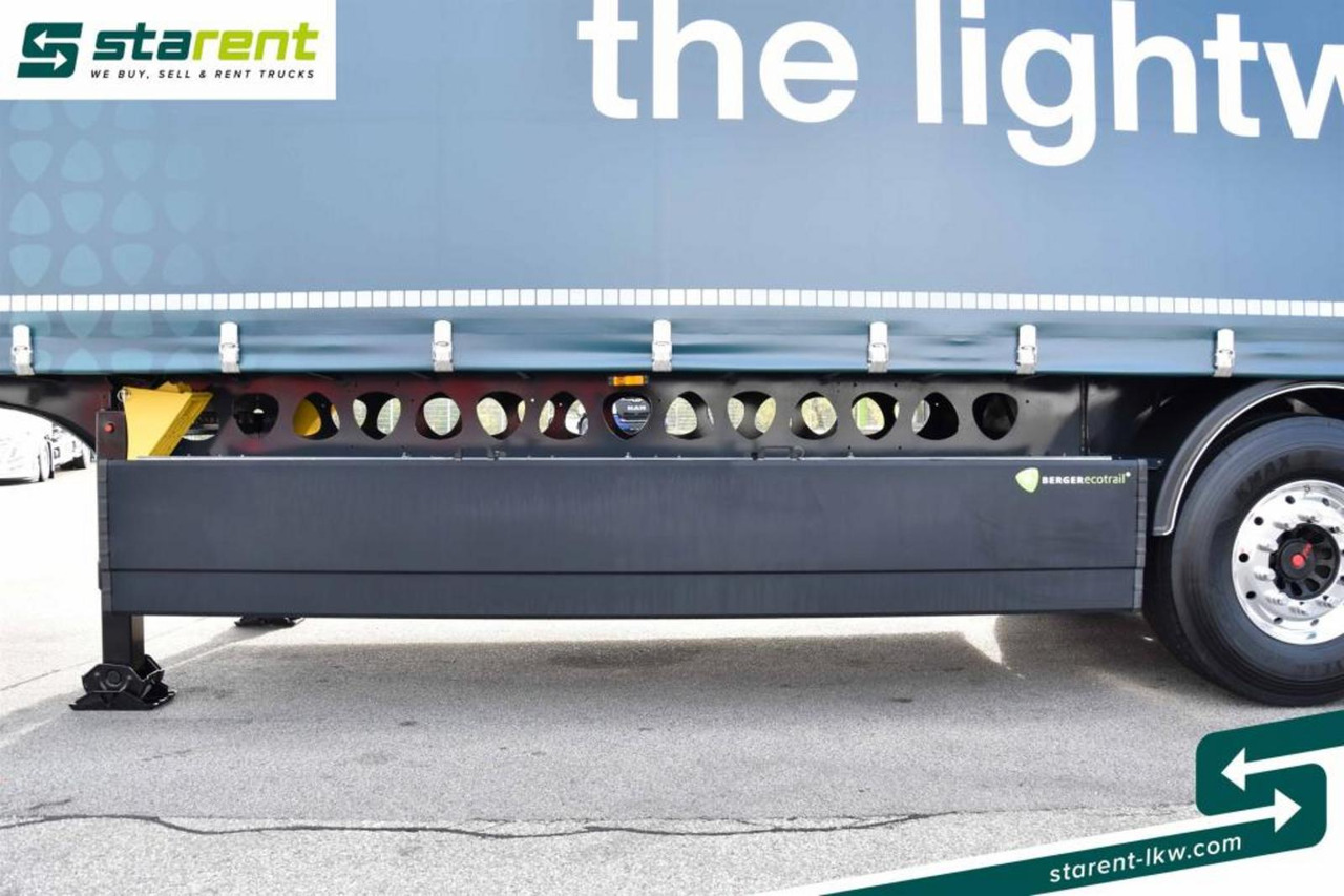 Curtainsider semi-trailer Berger LIGHT Tautliner Lift-A ALCOA Palka 5.384 Kg MIETE: picture 20