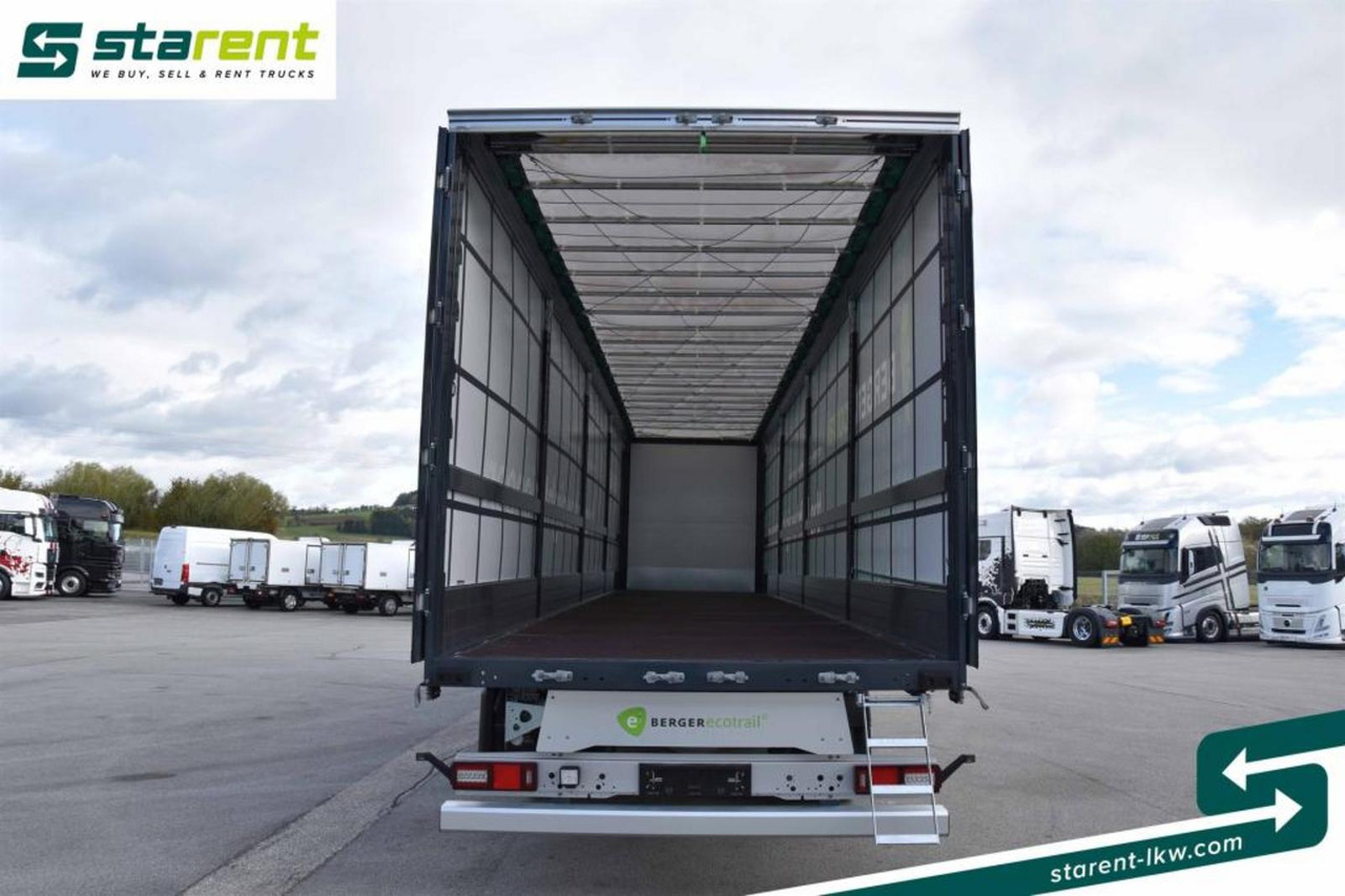 Curtainsider semi-trailer Berger LIGHT Tautliner Lift-A ALCOA Palka 5.384 Kg MIETE: picture 9