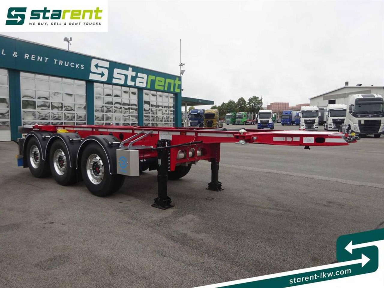 D-TEC Containercarrier CC-20-3-T ADR 1x20 Lift-A - Container transporter/ Swap body trailer: picture 3 D-TEC Containercarrier CC-20-3-T ADR 1x20 Lift-A - Container transporter/ Swap body trailer: picture 3