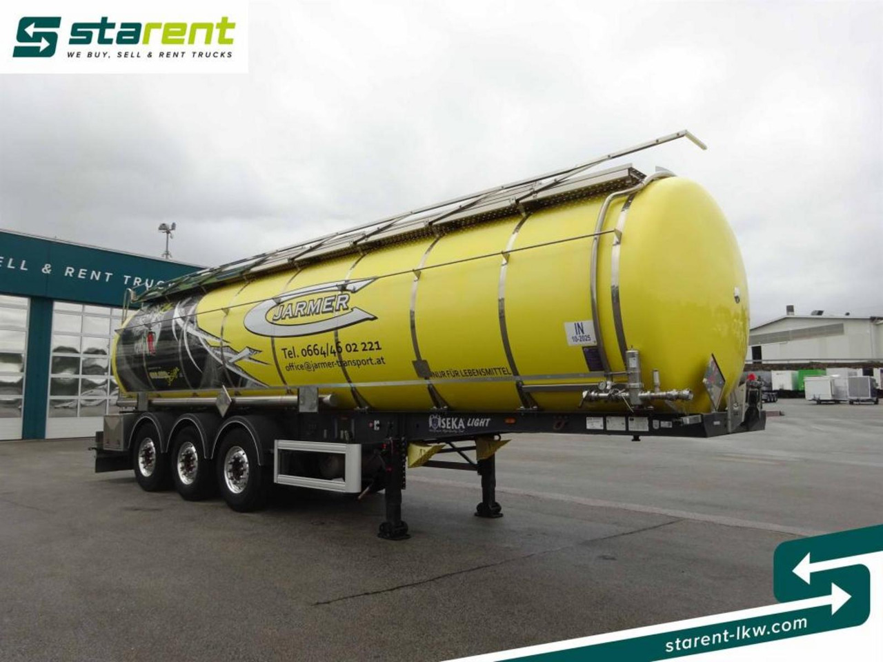 SEKA Lebensmitteltank, ADR, 33.000L, Liftachse - Tank semi-trailer: picture 3 SEKA Lebensmitteltank, ADR, 33.000L, Liftachse - Tank semi-trailer: picture 3