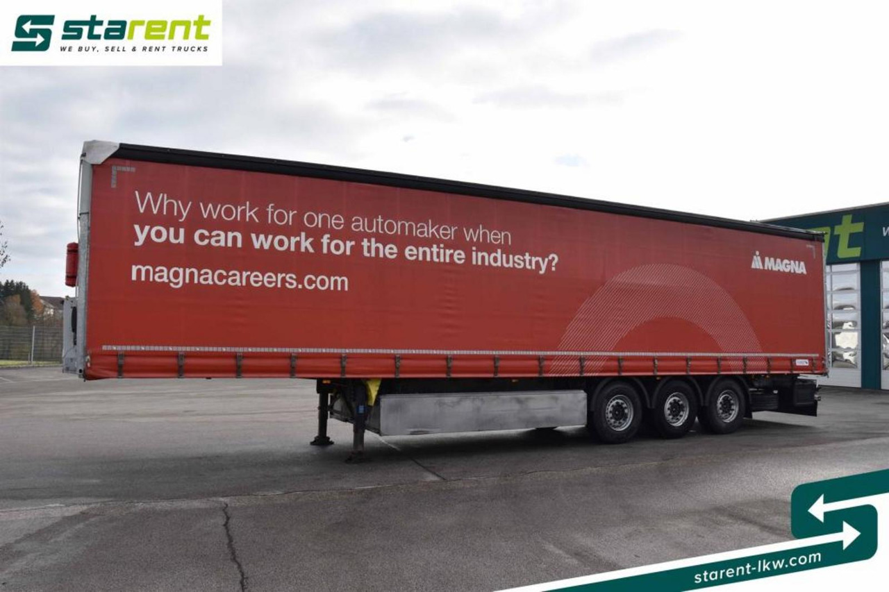 Schmitz Tautliner Hubdach Lift-A Palka Palettenanschlagl. - Curtainsider semi-trailer: picture 1 Schmitz Tautliner Hubdach Lift-A Palka Palettenanschlagl. - Curtainsider semi-trailer: picture 1