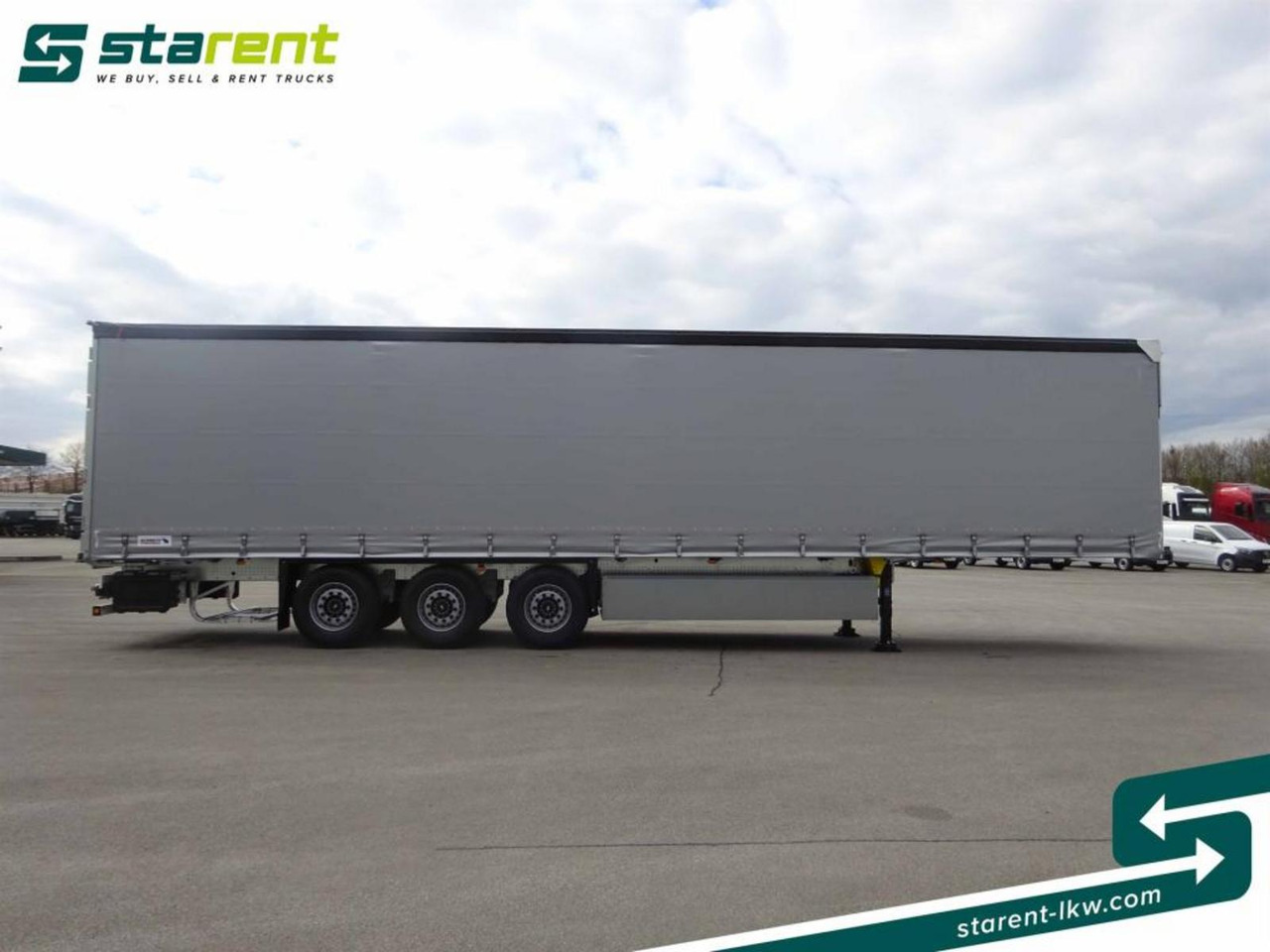 Schmitz Tautliner Hubdach Liftachse Palettenkasten XL - Curtainsider semi-trailer: picture 4 Schmitz Tautliner Hubdach Liftachse Palettenkasten XL - Curtainsider semi-trailer: picture 4