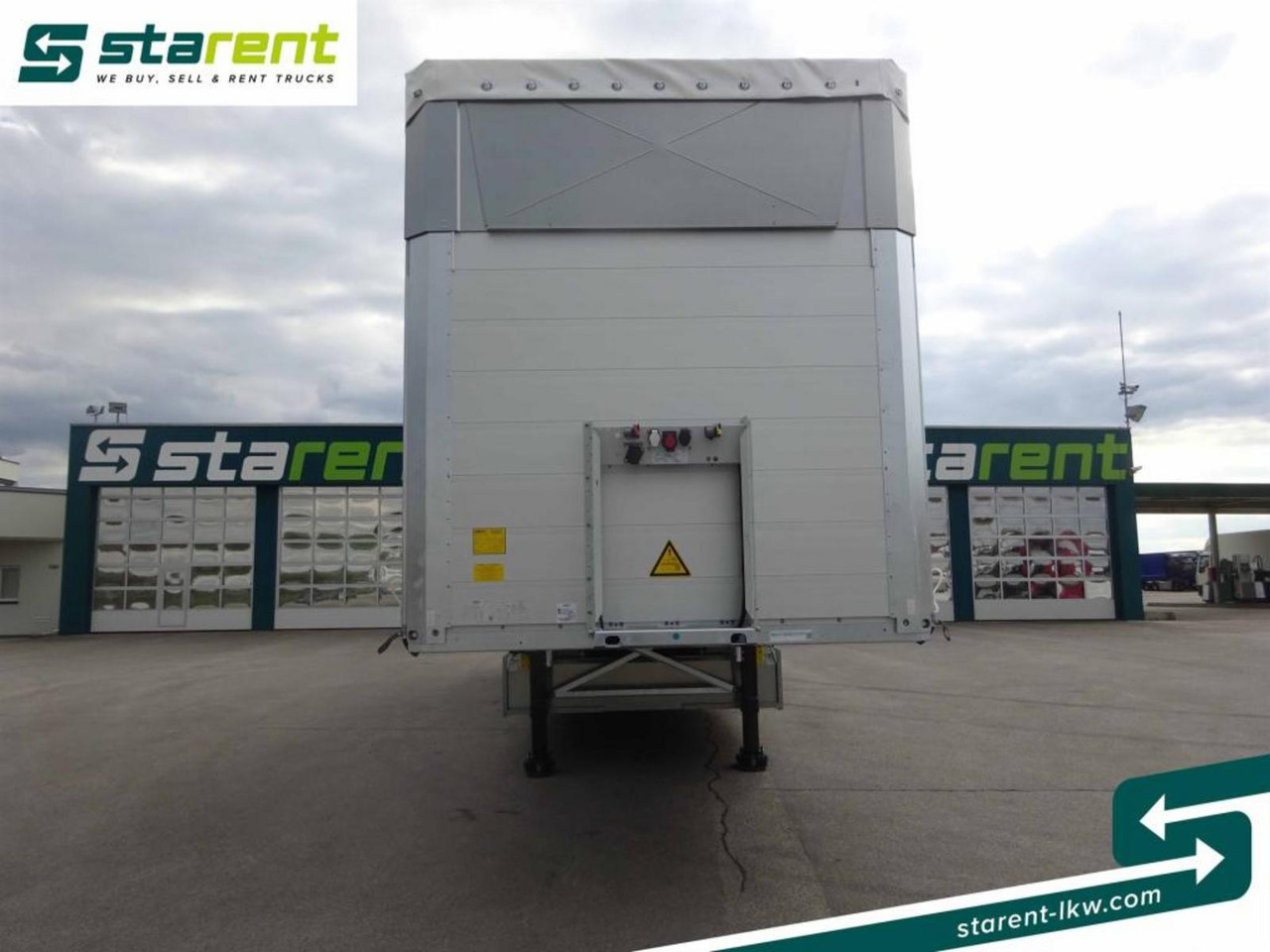 Schmitz Tautliner Hubdach Liftachse Palettenkasten XL - Curtainsider semi-trailer: picture 2 Schmitz Tautliner Hubdach Liftachse Palettenkasten XL - Curtainsider semi-trailer: picture 2