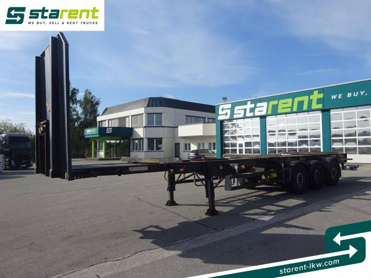 Schwarzmüller Holzrungenauflieger Liftachse TÜV gültig bis 09/25 - Timber semi-trailer: picture 1 Schwarzmüller Holzrungenauflieger Liftachse TÜV gültig bis 09/25 - Timber semi-trailer: picture 1