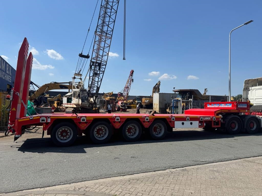 Low loader semi-trailer Lider LD07 Low Bed 4 Axle Full Spring 86 Ton Load: picture 7