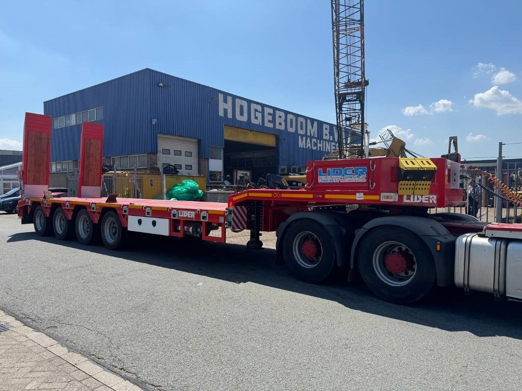 Low loader semi-trailer Lider LD07 Low Bed 4 Axle Full Spring 86 Ton Load: picture 8