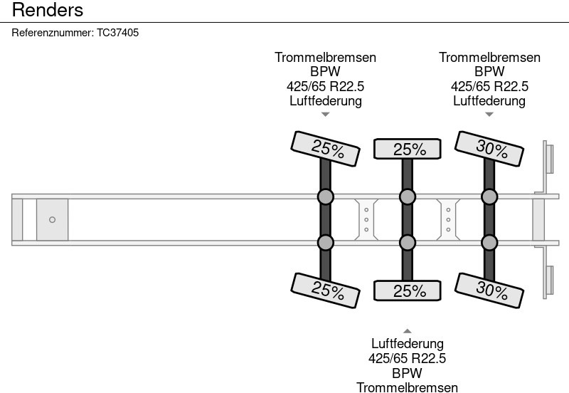Concrete mixer semi-trailer Renders: picture 18