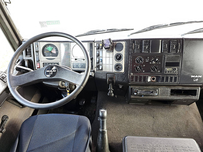 Interior photo 1: Cab chassis truck MAN 26.414 F2000 6X4 STEEL MANUAL