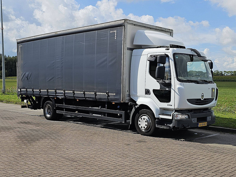 Renault MIDLUM 220.12 - Curtainsider truck: picture 5 Renault MIDLUM 220.12 - Curtainsider truck: picture 5